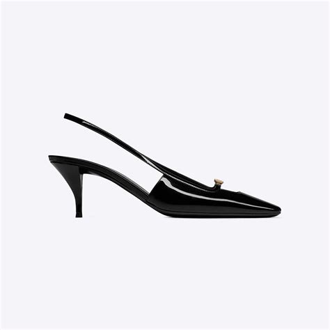 ysl slingback heels|ysl closed toe heels.